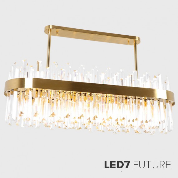 Loft Industry Modern - Razor2 Oval Chandelier